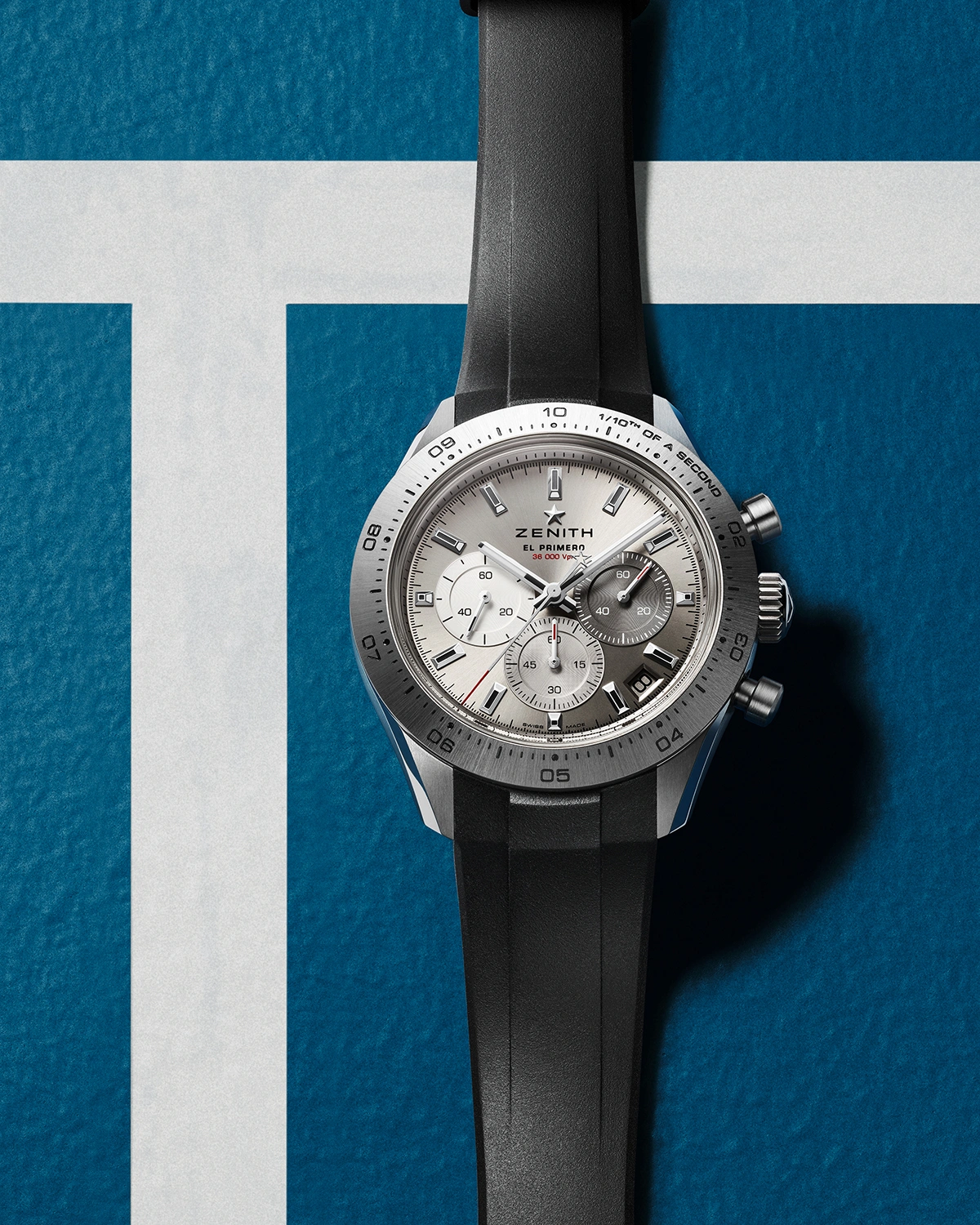 Zenith Is Back on The Tennis Court as Official Timekeeper of The UTS 2024 Championship with The Launch of The Chronomaster Sport in Titanium and A New Line of Integrated Rubber Straps - Cortina Watch Malaysia