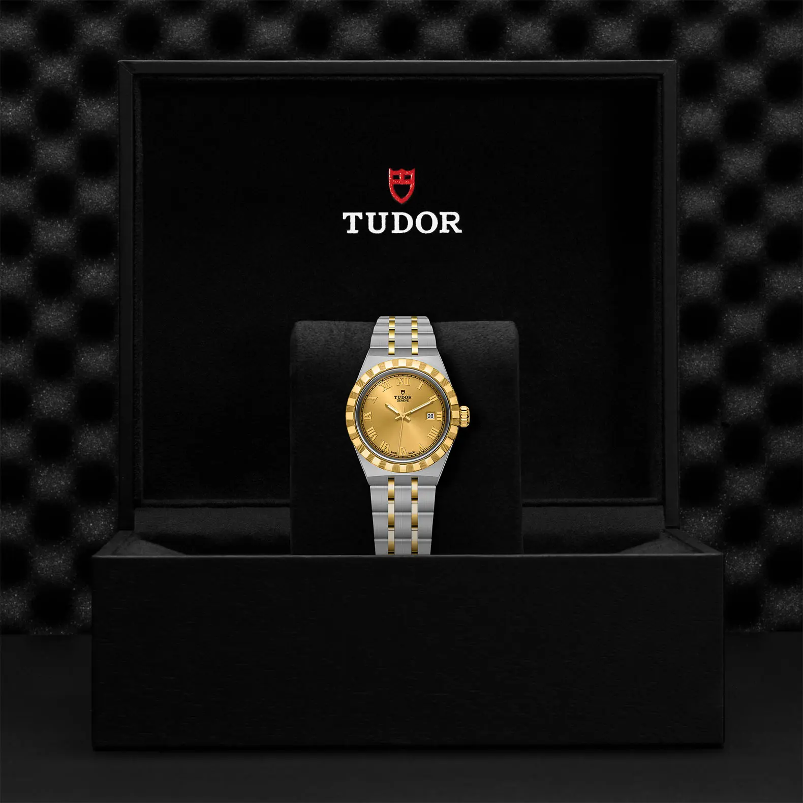 TUDORTUDOR Royal帝舵皇家系列磨光及磨砂钢表壳，直径28毫米 - M28303-0004 at Cortina Watch Malaysia