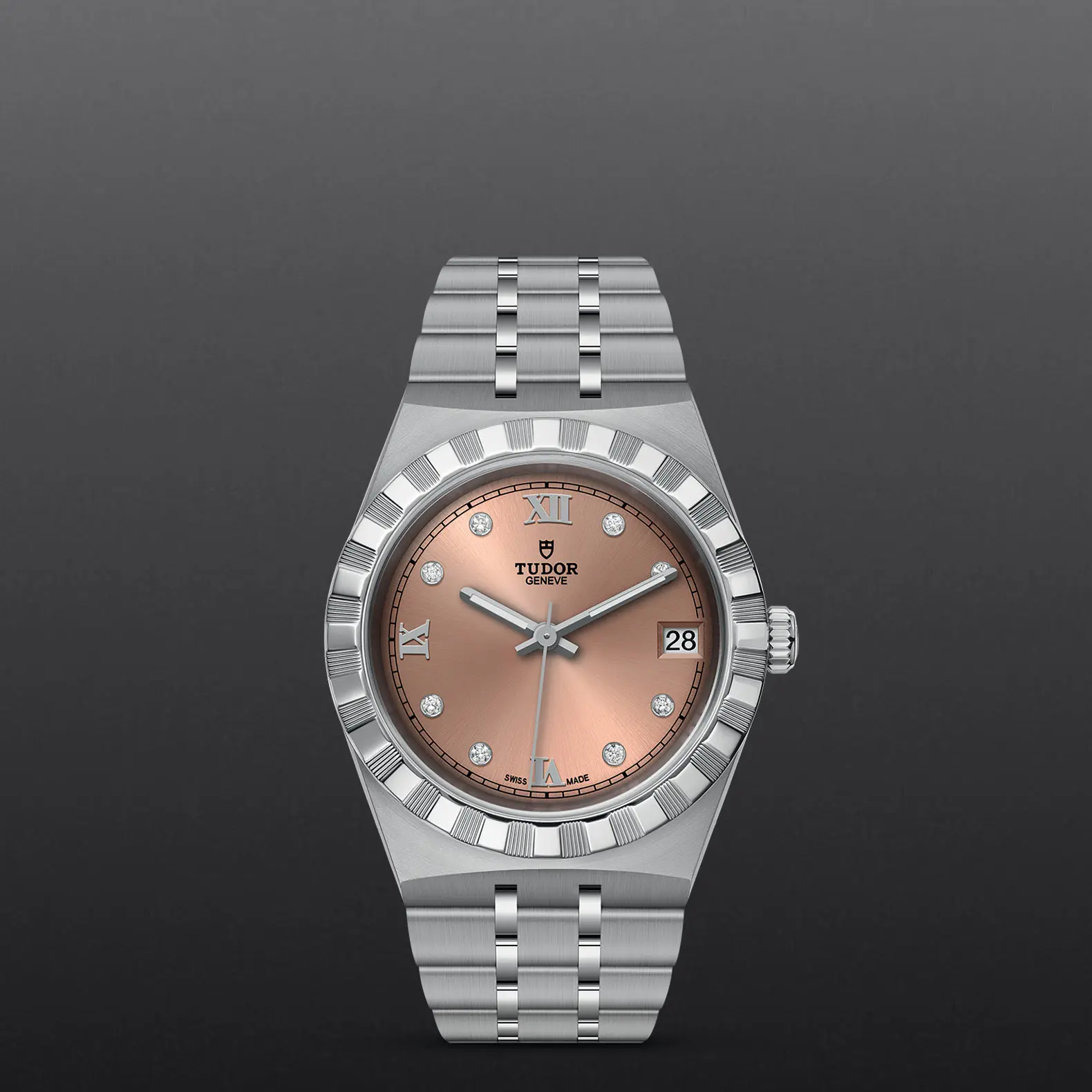 TUDORTUDOR Royal帝舵皇家系列磨光及磨砂钢表壳，直径34毫米 - M28400-0011 at Cortina Watch Malaysia