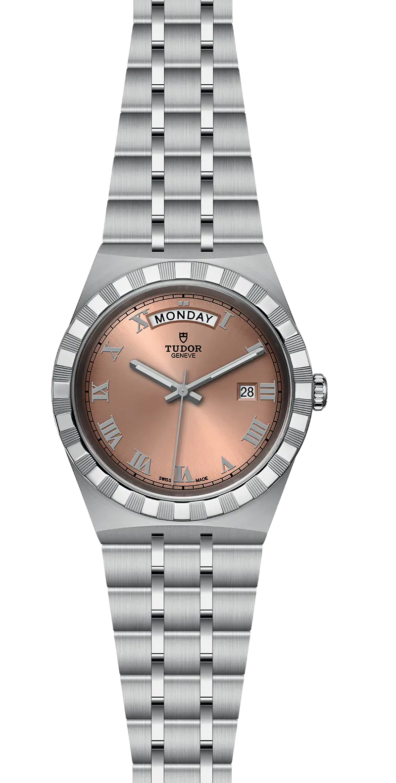 TUDORTUDOR Royal帝舵皇家系列磨光及磨砂钢表壳，直径41毫米 - M28600-0009 at Cortina Watch Malaysia