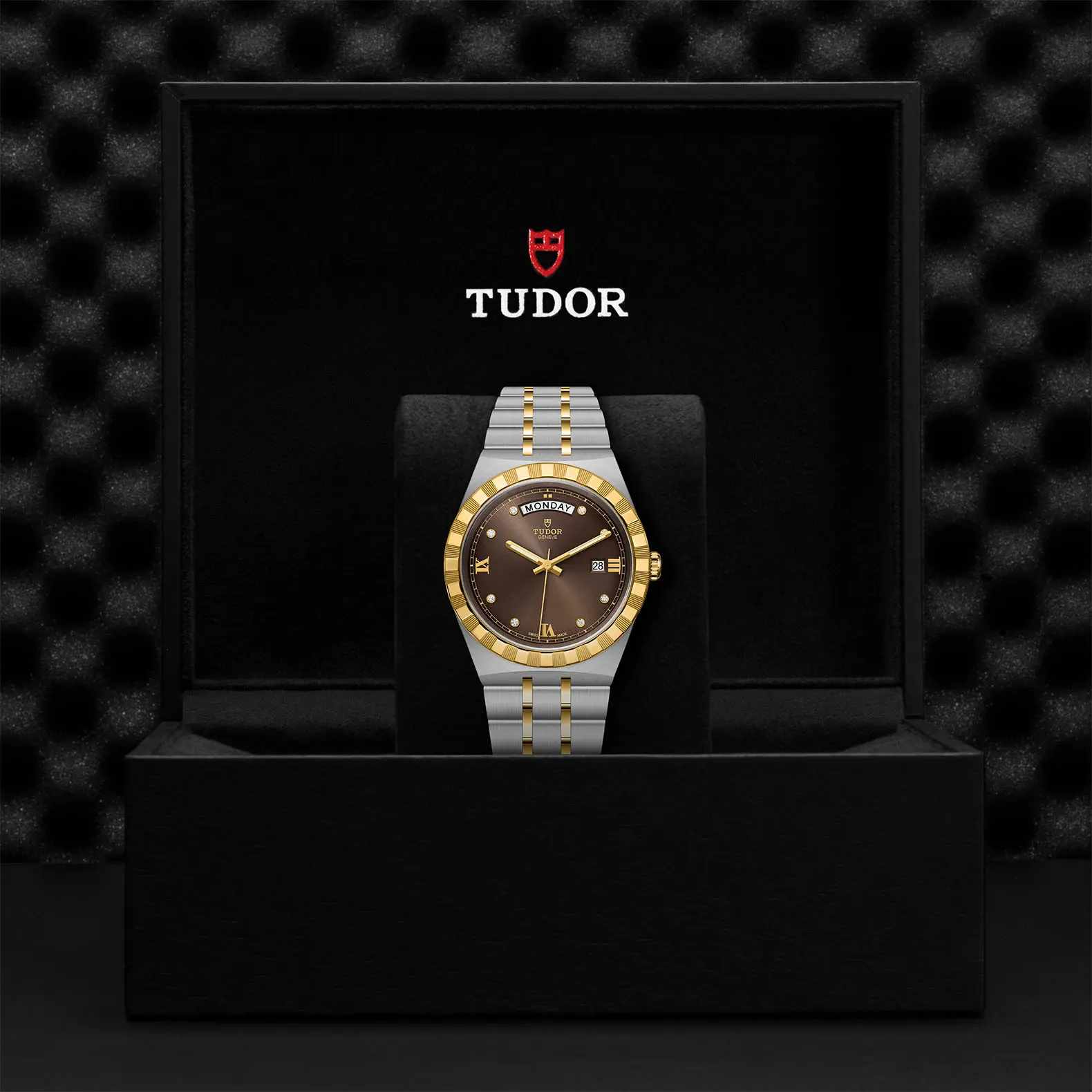TUDOR碧湾一型 41黄金钢款Black Bay One磨光及磨砂钢表壳，直径41毫米 - M79683-0007 at Cortina Watch Malaysia