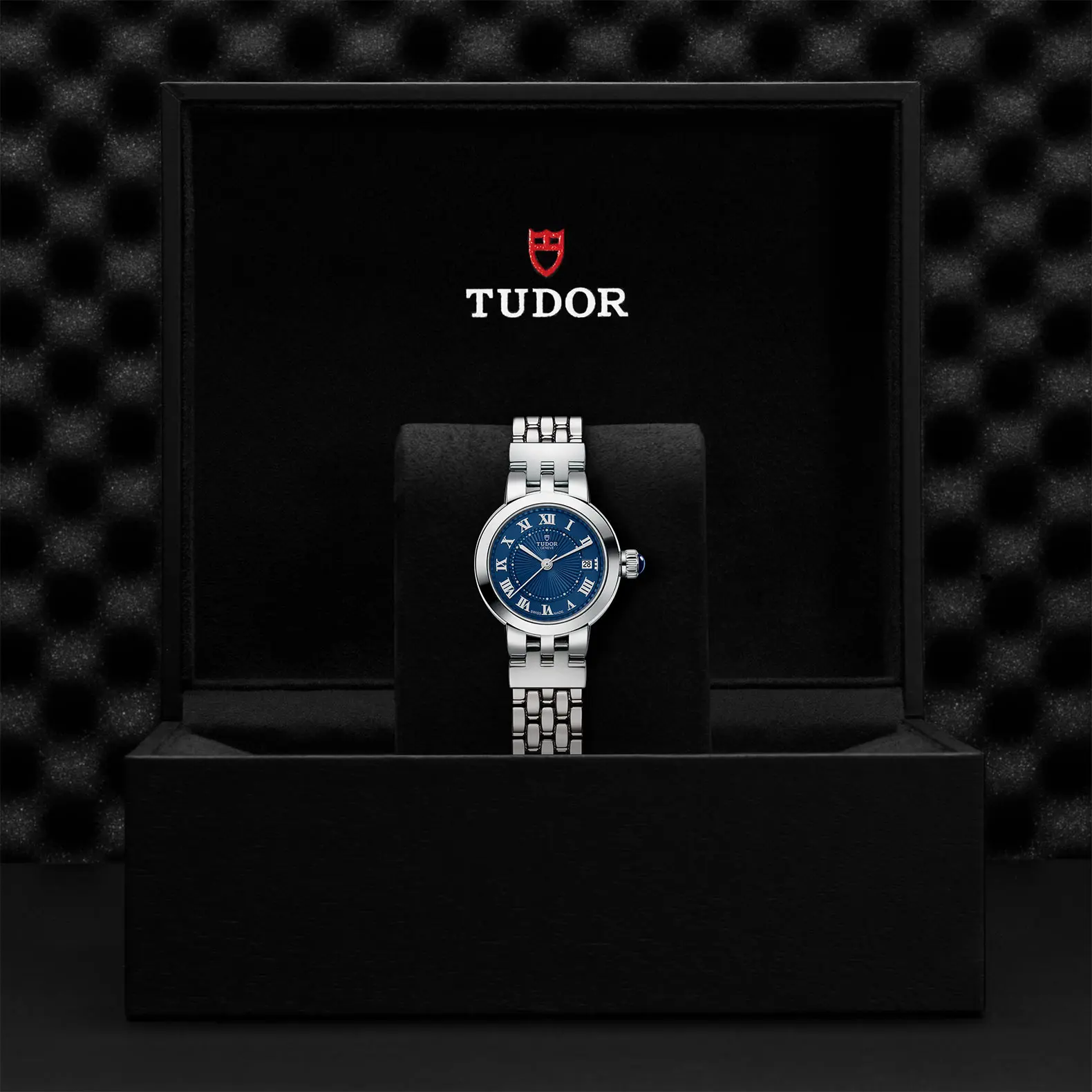 TUDORClair de Rose玫瑰系列磨光钢表壳，直径26毫米 - M35200-0009 at Cortina Watch Malaysia