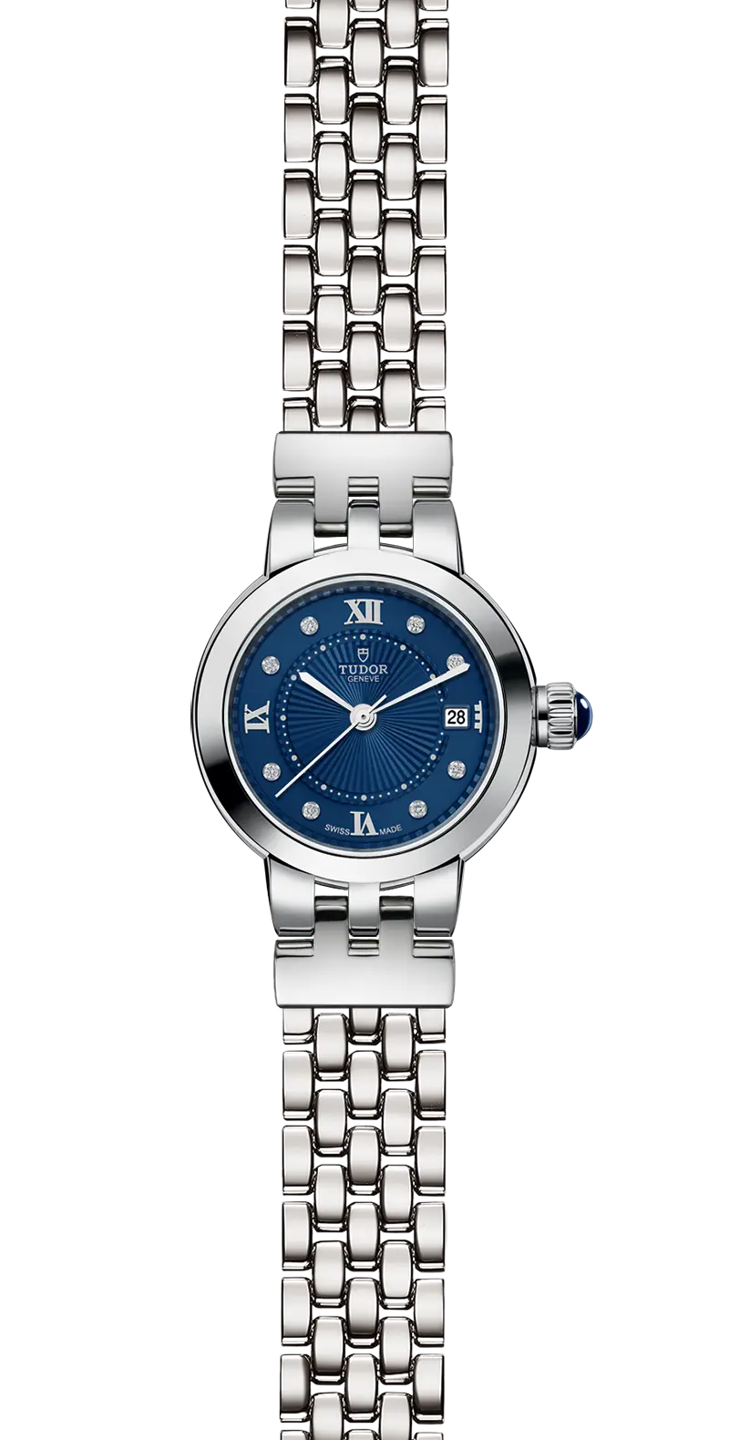 TUDORClair de Rose玫瑰系列磨光钢表壳，直径26毫米 - M35200-0010 at Cortina Watch Malaysia