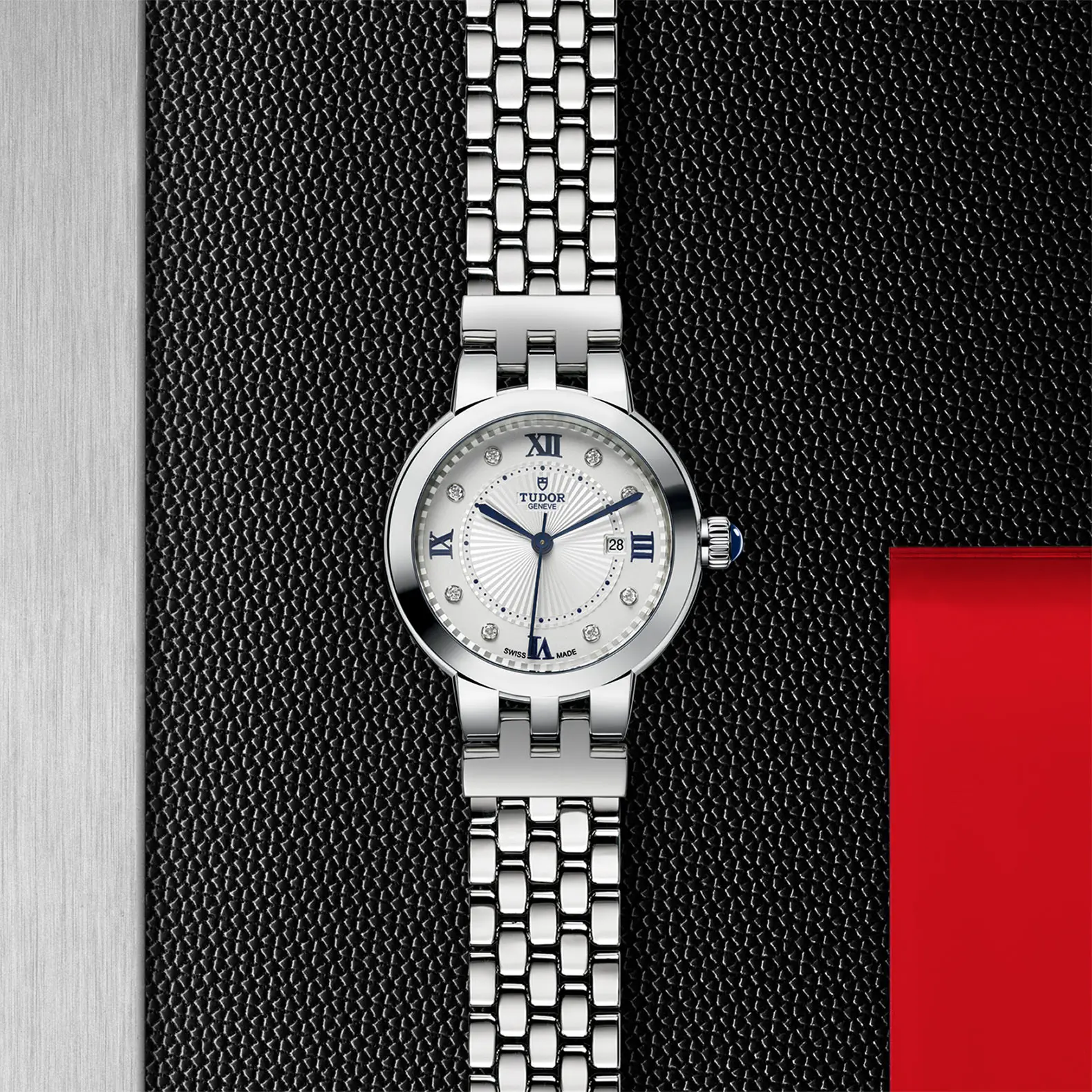 TUDORClair de RoseClair de Rose30mm steel case with polished finish - M35500-0004 at Cortina Watch Malaysia