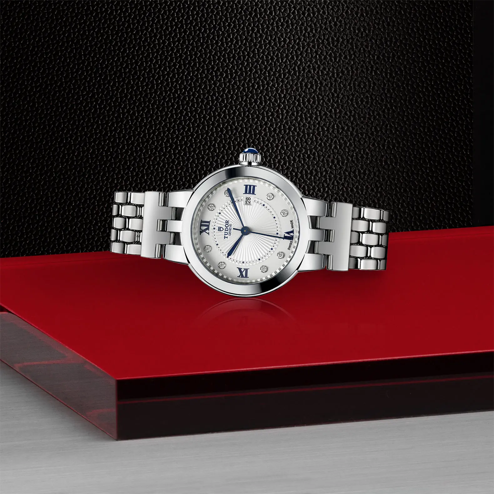 TUDORClair de RoseClair de Rose30mm steel case with polished finish - M35500-0004 at Cortina Watch Malaysia