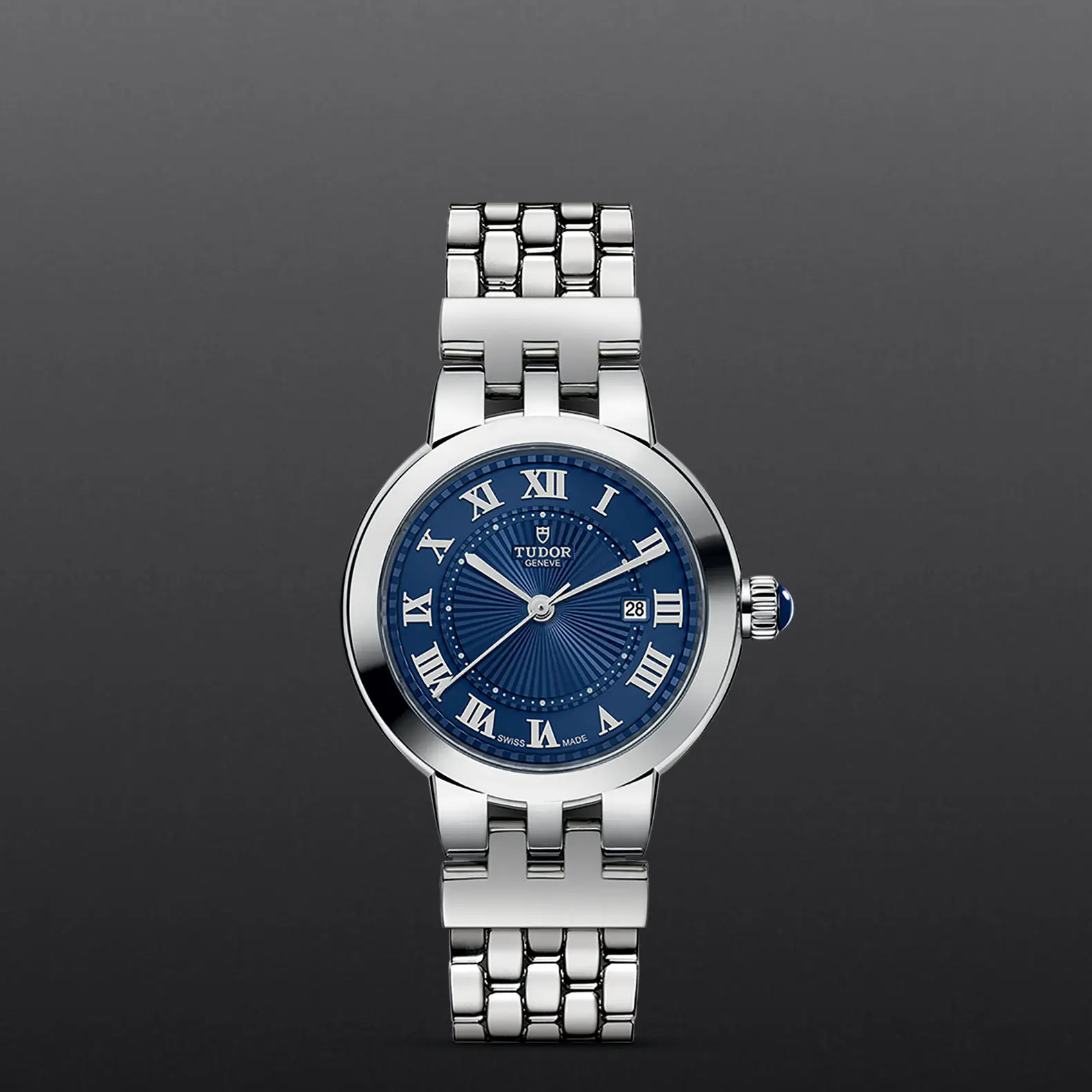 TUDOR玫瑰系列Clair de Rose磨光钢表壳，直径30毫米 - M35500-0009 at Cortina Watch Malaysia