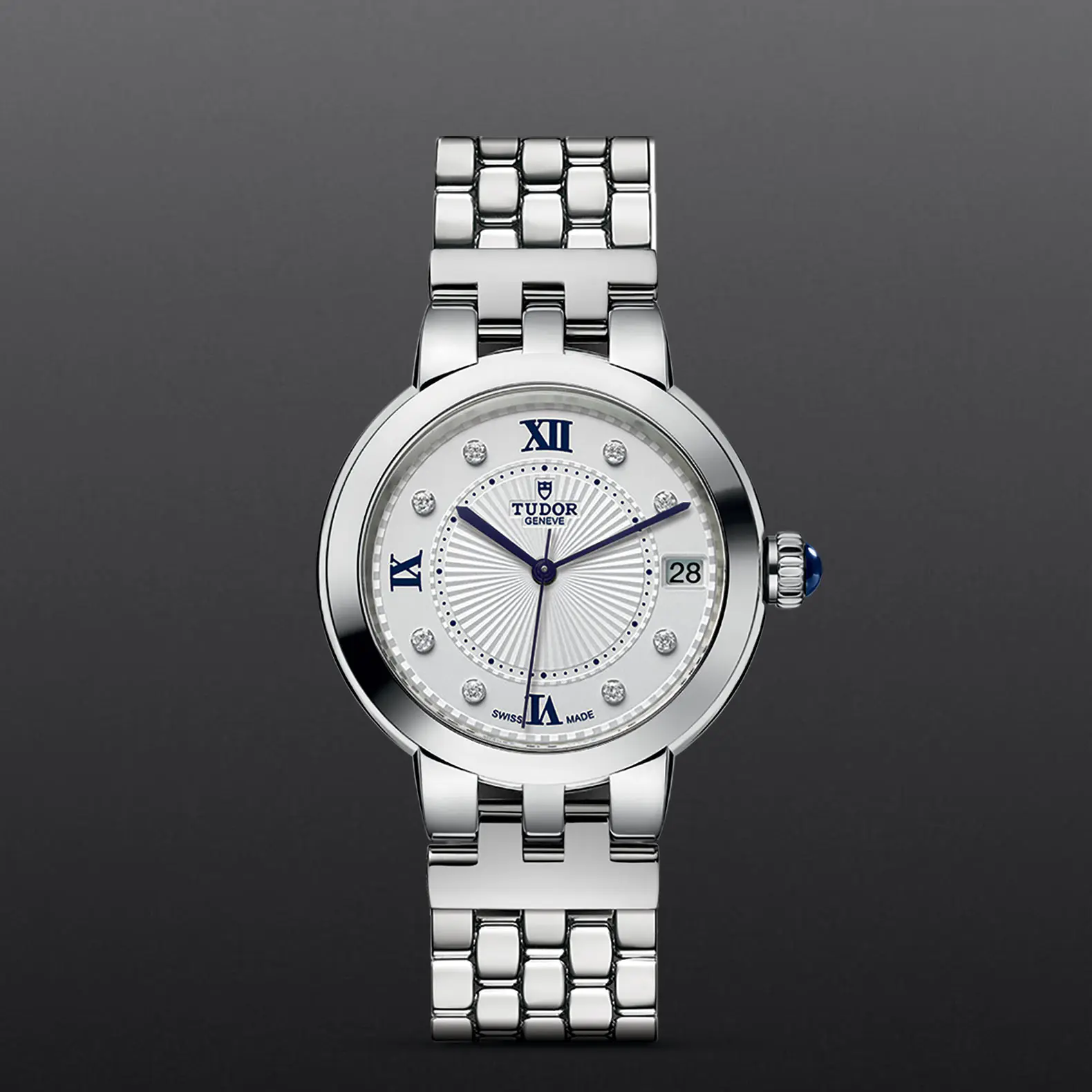 TUDORClair de RoseClair de Rose34mm steel case with polished finish - M35800-0004 at Cortina Watch Malaysia