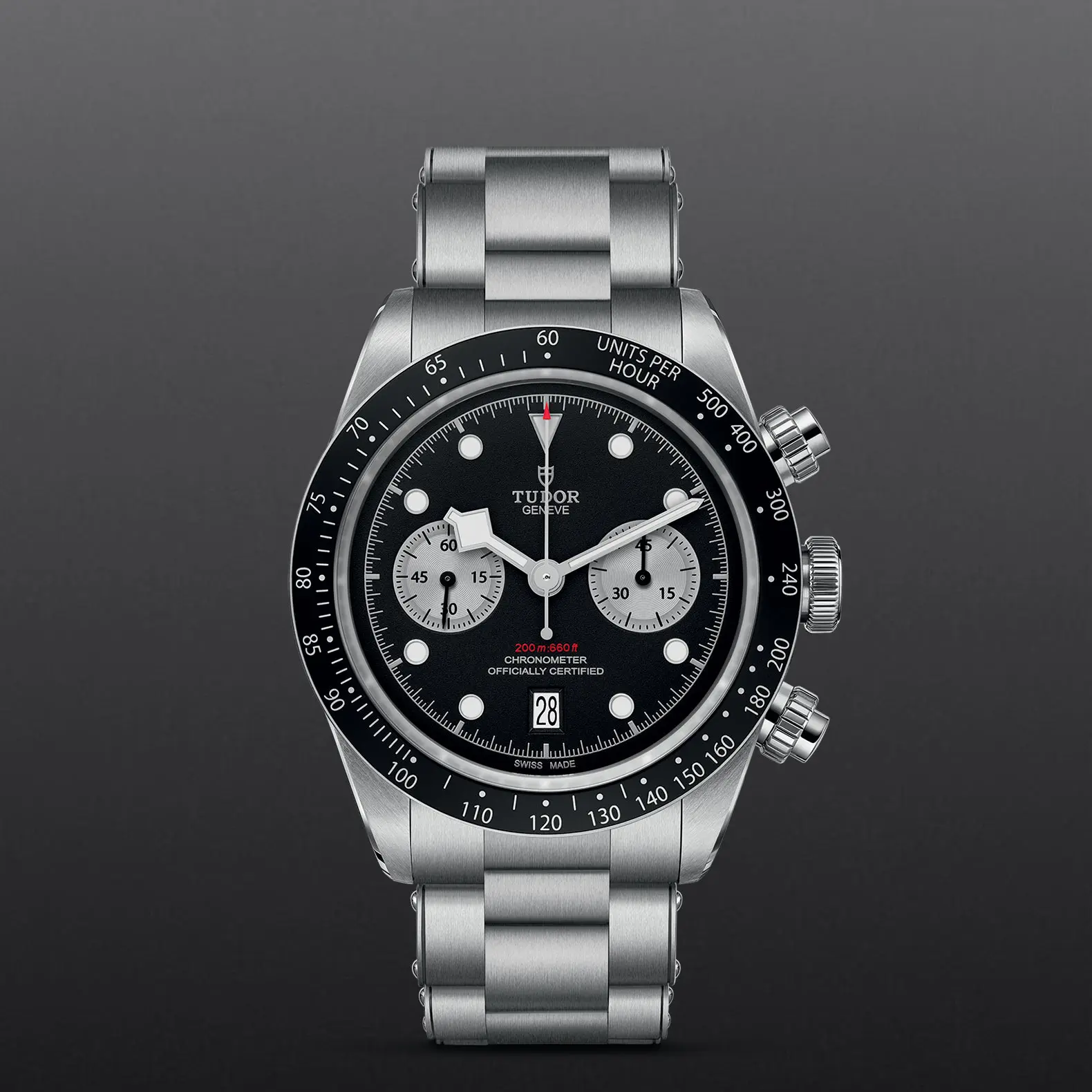TUDORBlack Bay ChronoBlack Bay Chrono41mm steel case with polished and satin finish - M79360N-0001 at Cortina Watch Malaysia