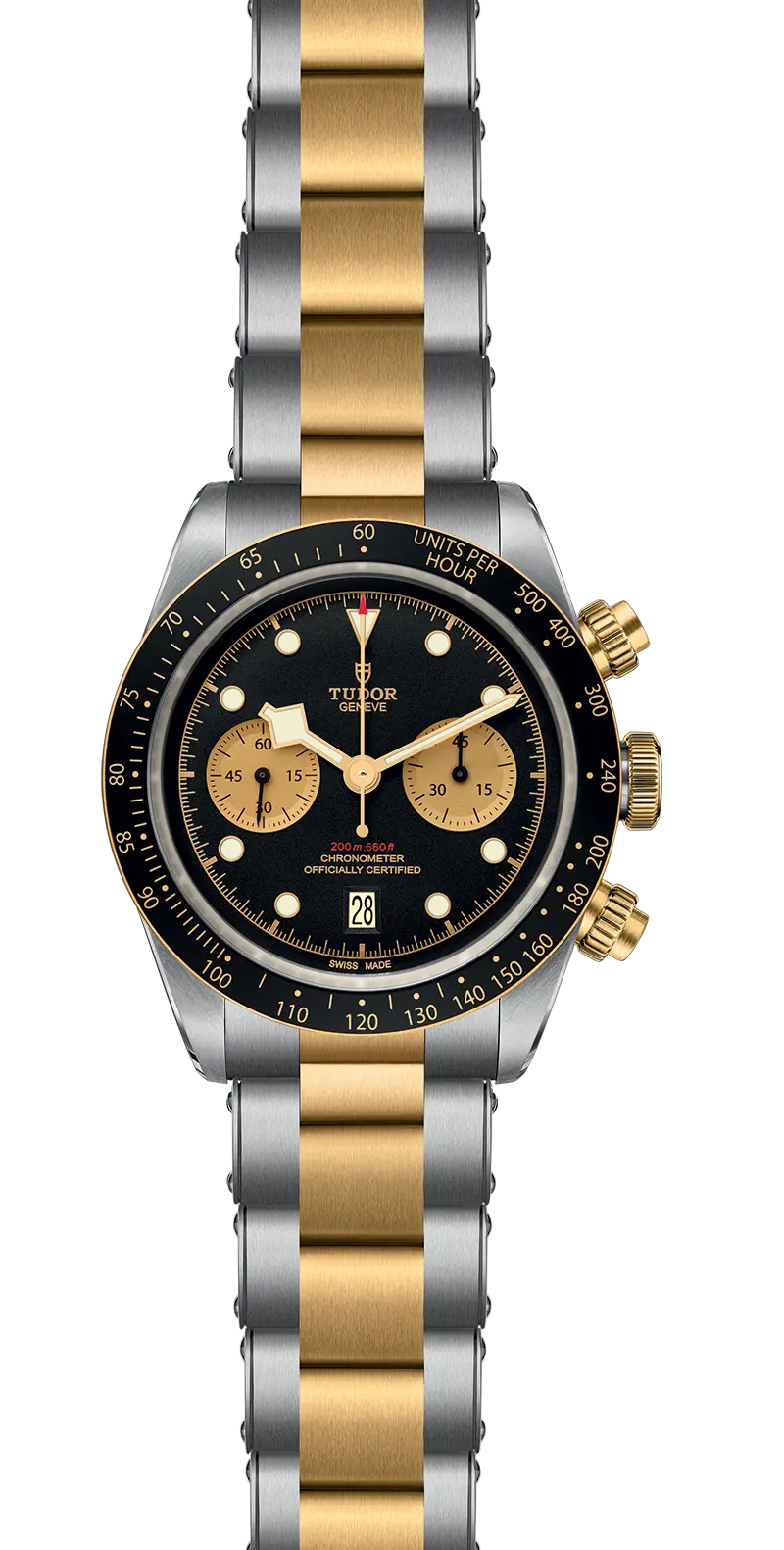 TUDORBlack Bay Chrono S&G碧湾计时型磨光及磨砂钢表壳，直径41毫米 - M79363N-0001 at Cortina Watch Malaysia