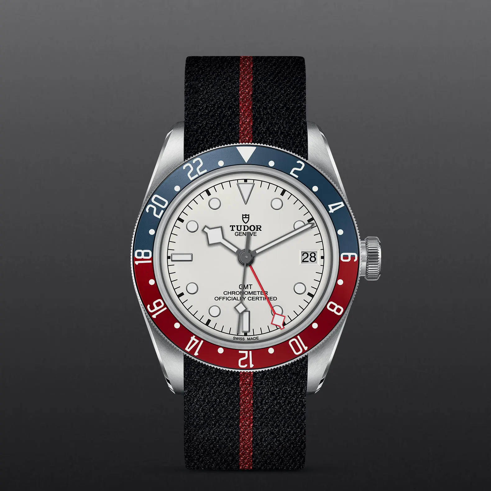 TUDORBlack Bay GMT碧湾格林尼治型磨光及磨砂钢表壳，直径41毫米 - M79830RB-0012 at Cortina Watch Malaysia