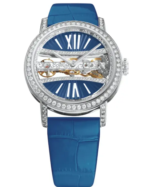 Golden Bridge 39 with White Gold Diamonds - Cortina Watch Malaysia