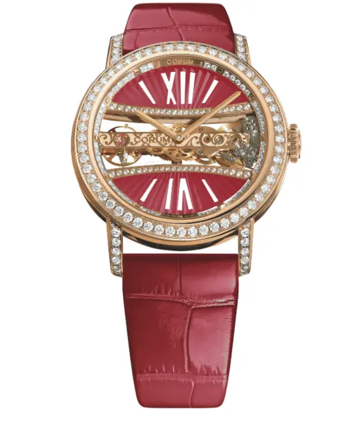 Golden Bridge 39 with Rose Gold Diamonds - Cortina Watch Malaysia