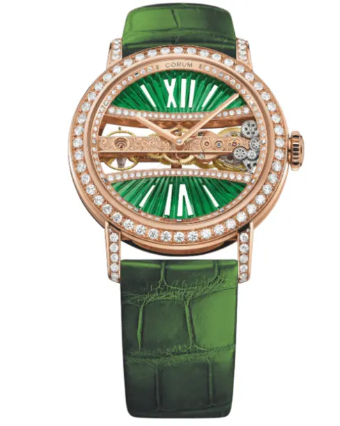 Golden Bridge 39 with Rose Gold Diamonds - Cortina Watch Malaysia