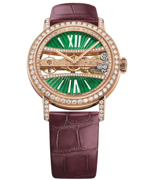 Golden Bridge 39 with Rose Gold Diamonds - Cortina Watch Malaysia