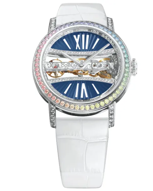 Golden Bridge 39 with White Gold Diamonds - Cortina Watch Malaysia