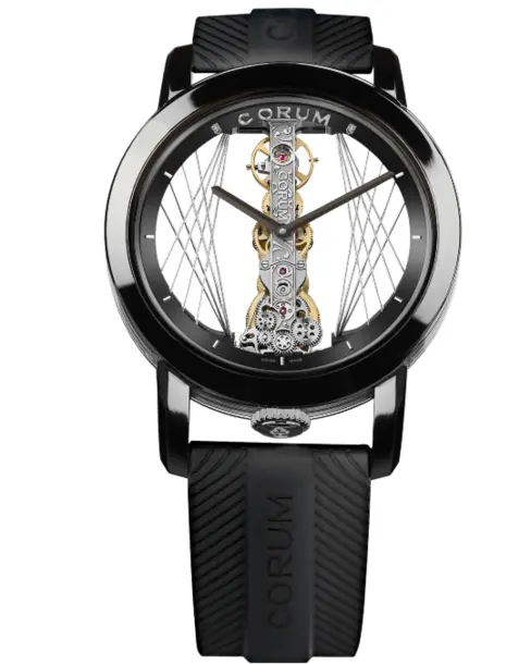 Golden Bridge 43 Titanium DLC Art Deco - Cortina Watch Malaysia