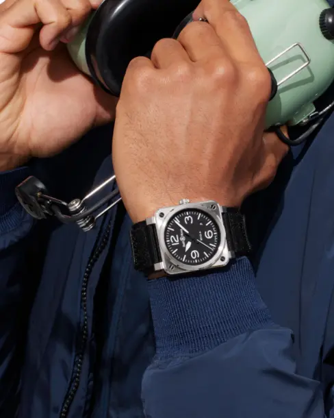 BR 03 Black Steel - Cortina Watch Malaysia