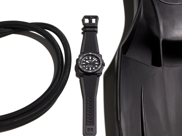 BR 03 Diver Black Matte Ceramic: Stealth Power