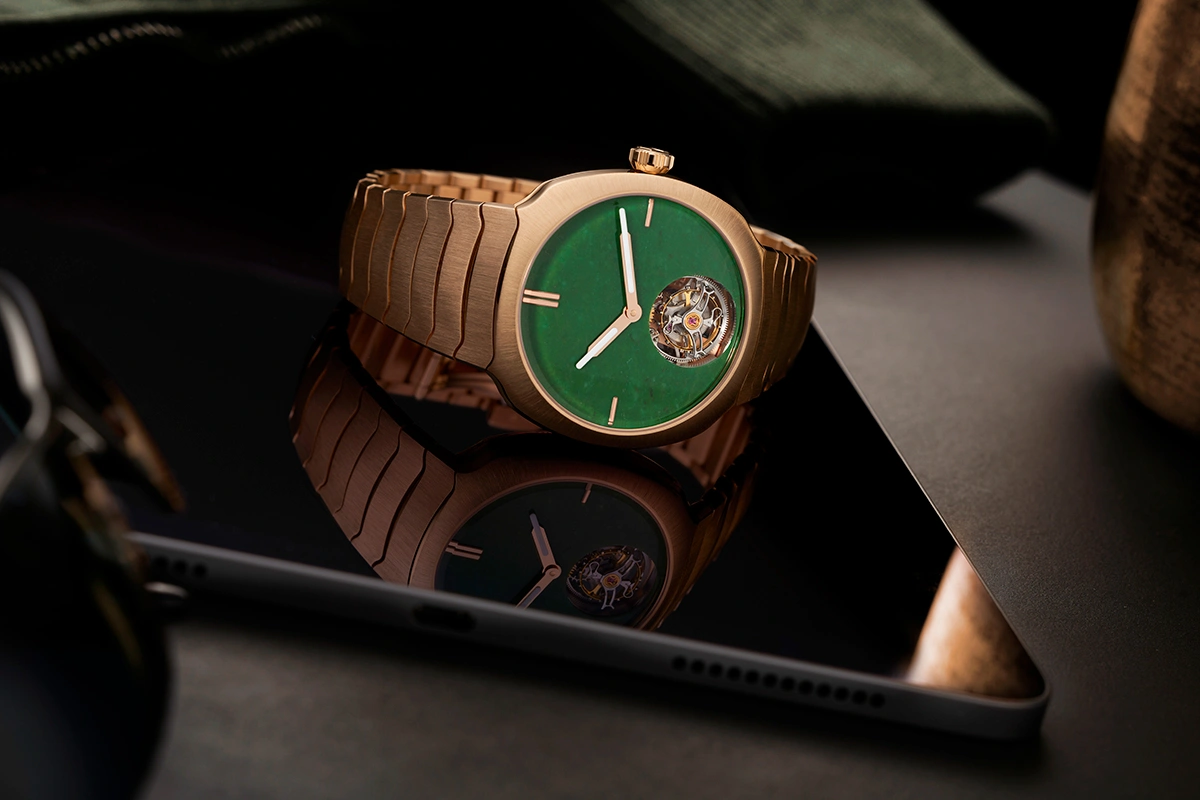 The Streamliner Tourbillon Wyoming Jade: A Limited Edition Symphony In Mineral - Cortina Watch Malaysia