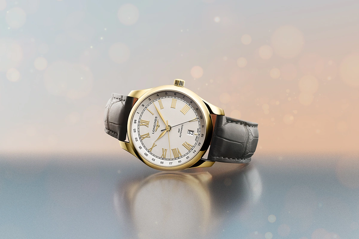 The Longines Master Collection Brings New Exclusive GMT Models in Gold - Cortina Watch Malaysia