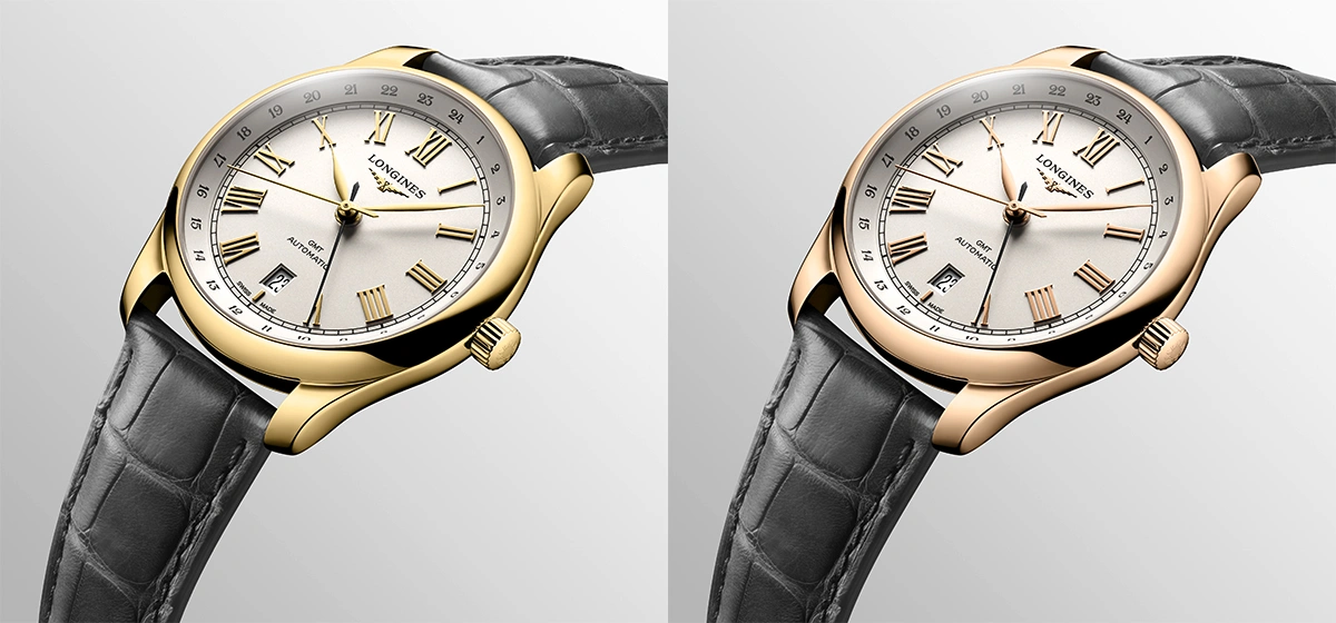 The Longines Master Collection Brings New Exclusive GMT Models in Gold - Cortina Watch Malaysia