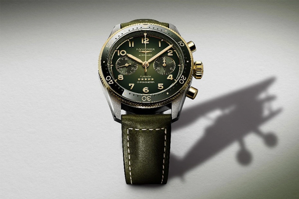 The Longines Spirit Flyback Adorned With Gold - Cortina Watch Malaysia