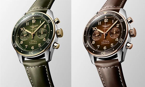 The Longines Spirit Flyback Adorned With Gold - Cortina Watch Malaysia