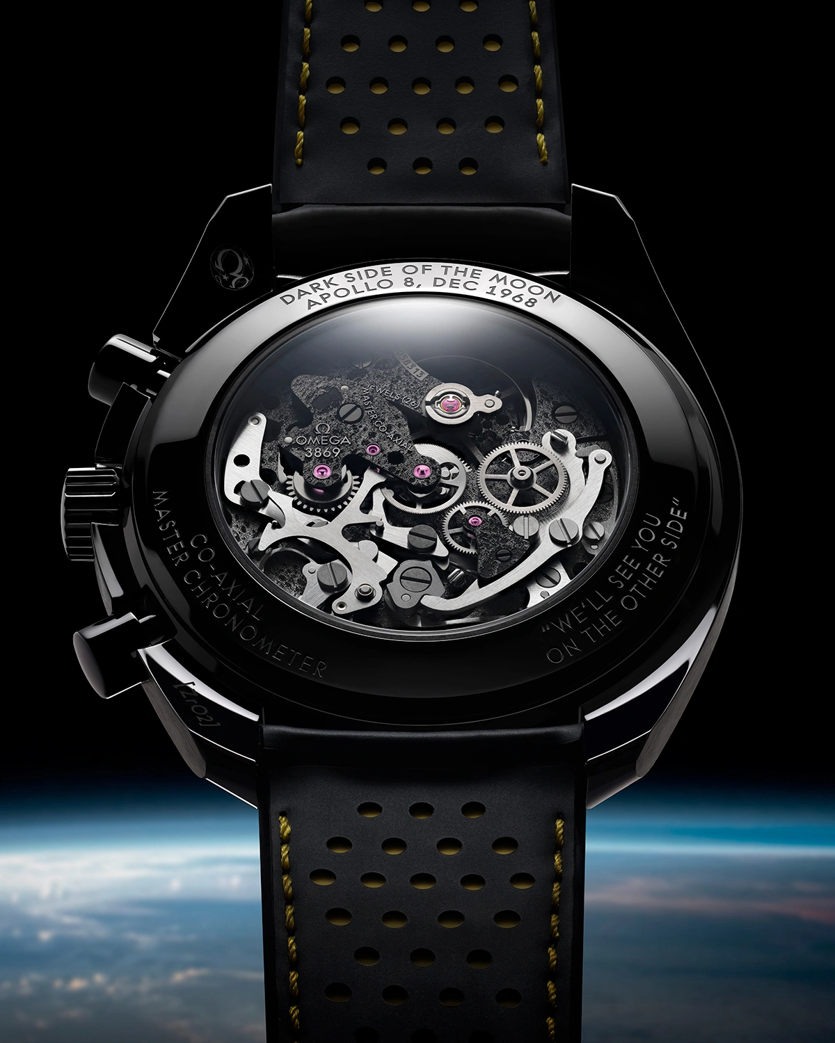 OMEGA Orbits the Apollo 8 Story with A New Dark Side of The Moon - Cortina Watch Malaysia