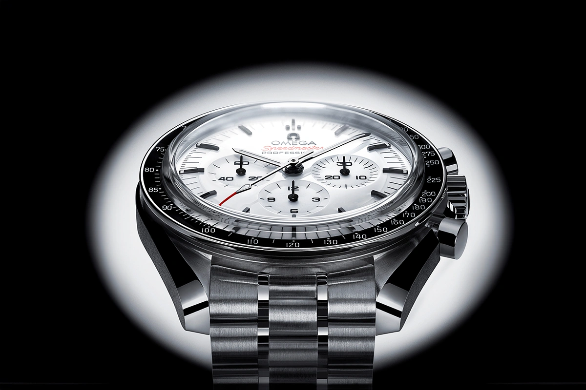 OMEGA Launches New Speedmaster Moonwatch with Lacquered White Dial - Cortina Watch Malaysia