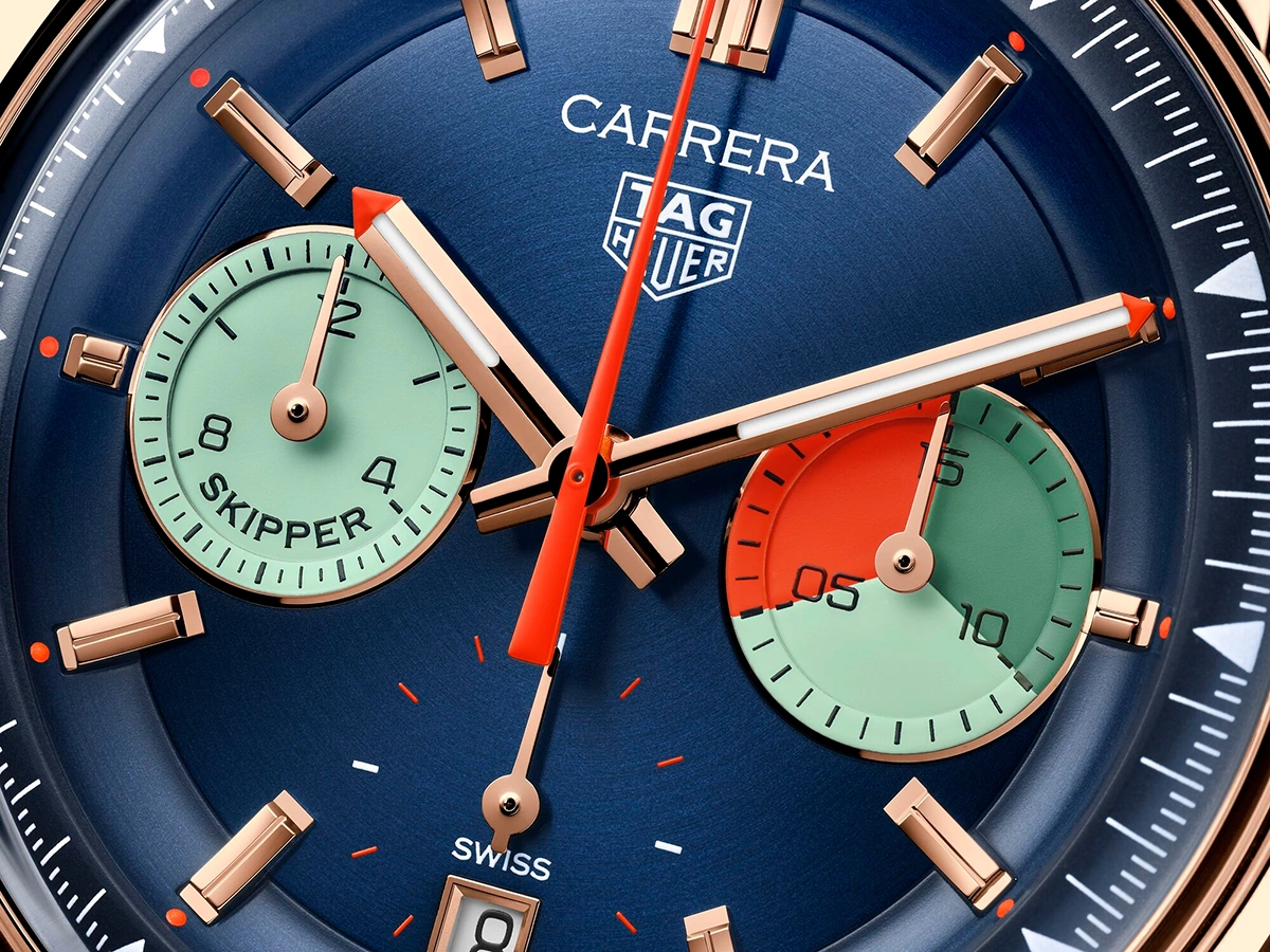 TAG Heuer Goes for Gold on The High Seas New Carrera Chronograph Skipper Epitomises Nautical Elegance - Cortina Watch Malaysia
