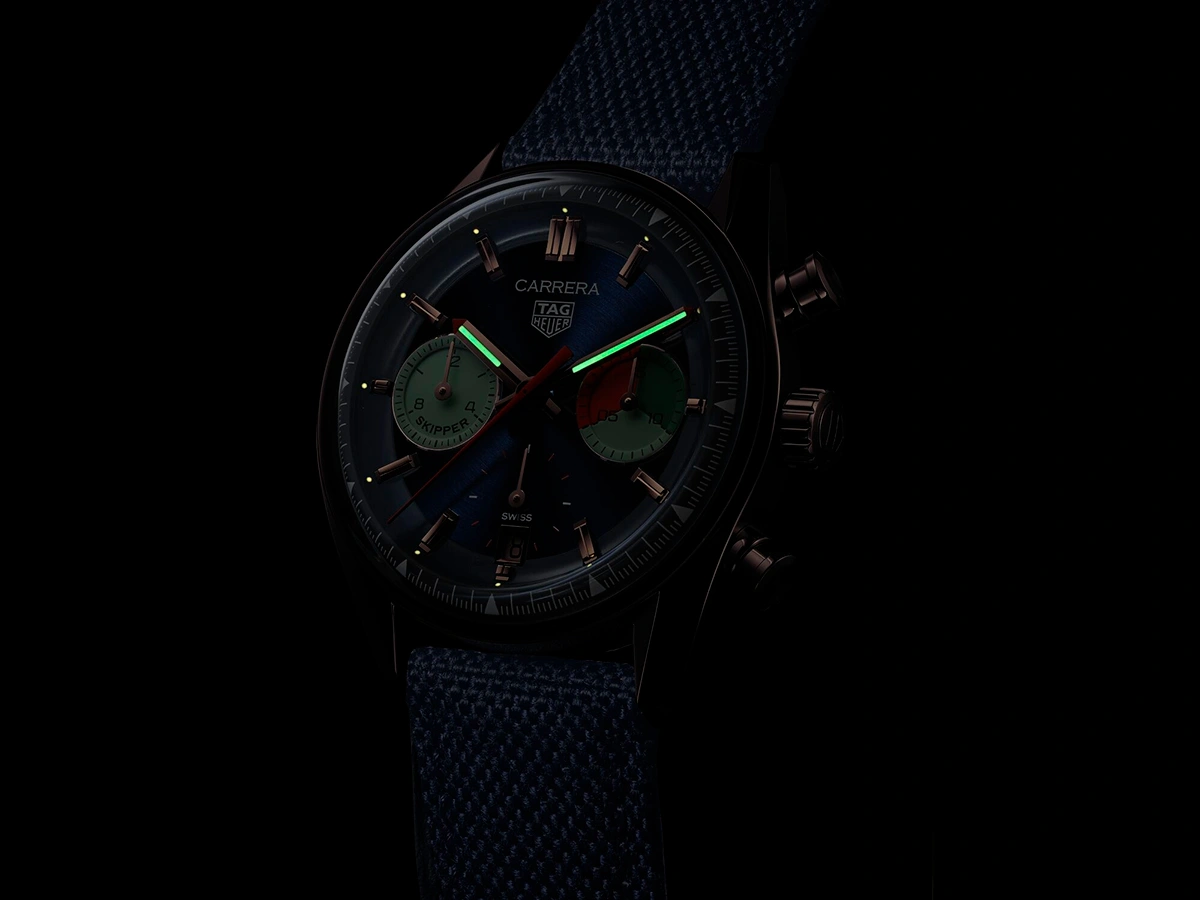 TAG Heuer Goes for Gold on The High Seas New Carrera Chronograph Skipper Epitomises Nautical Elegance - Cortina Watch Malaysia