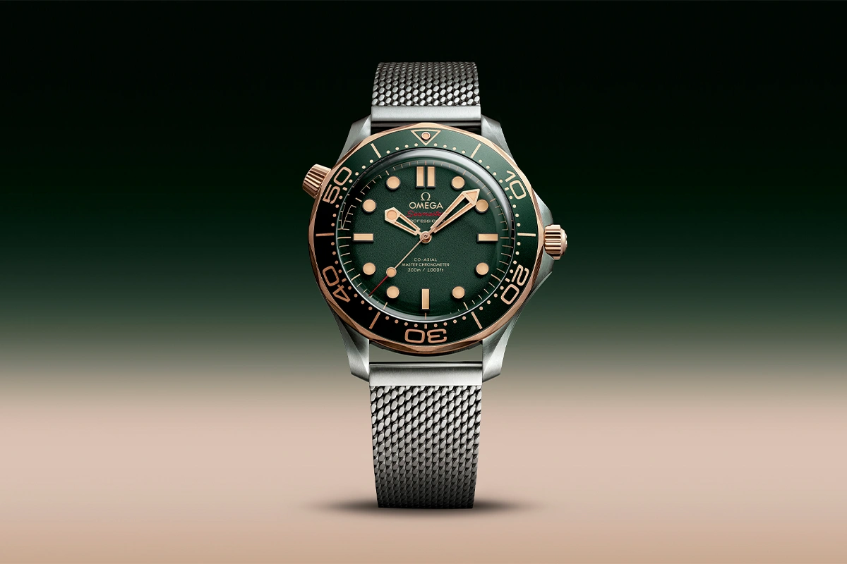 New OMEGA Seamaster Diver 300M in Titanium and Bronze Gold - Cortina Watch Malaysia