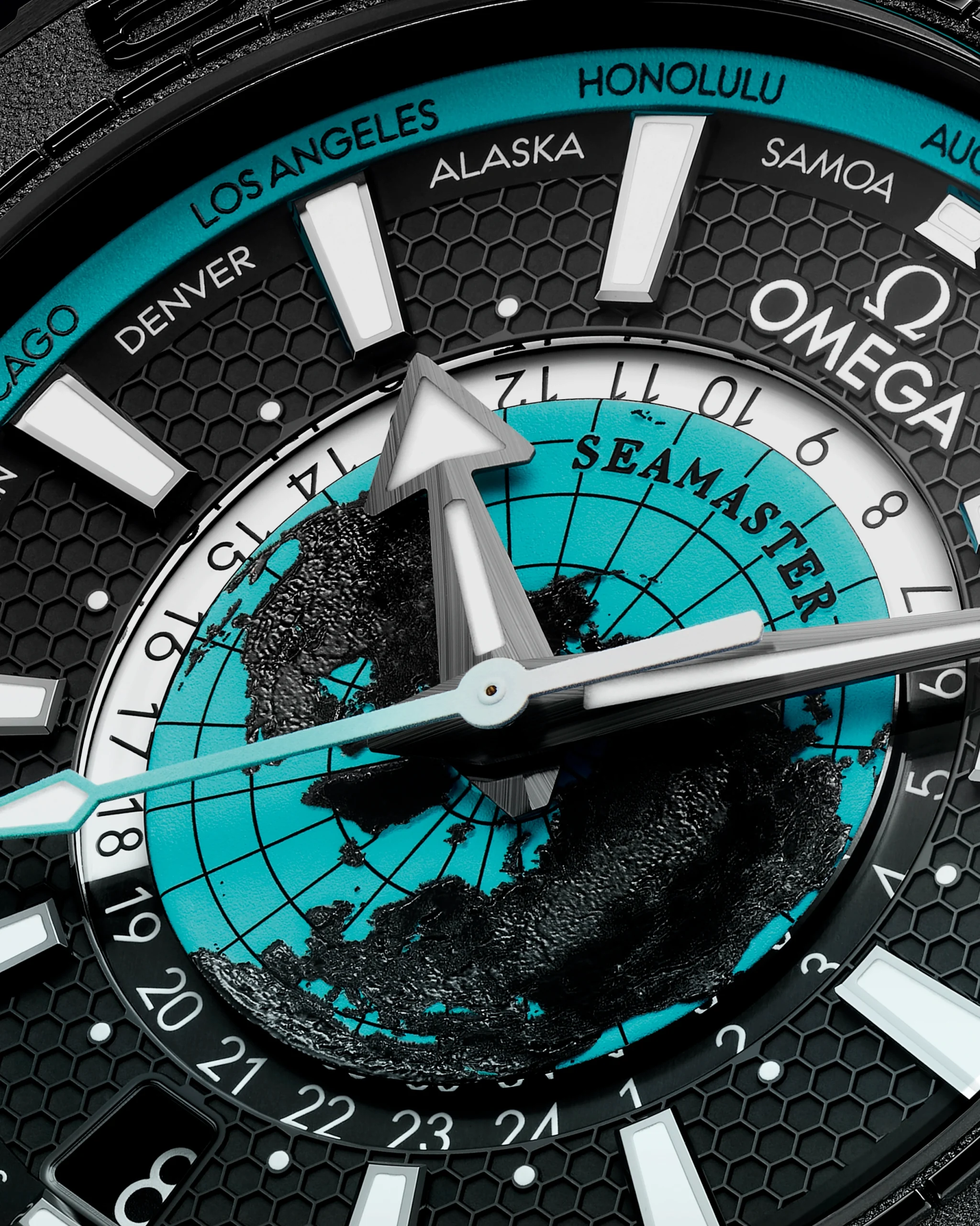OMEGA Introduces the New Seamaster Planet Ocean Worldtimer in Two Distinctive Colours - Cortina Watch Malaysia