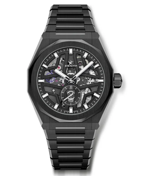 DEFY Skyline Black Ceramic Skeleton - Cortina Watch Malaysia