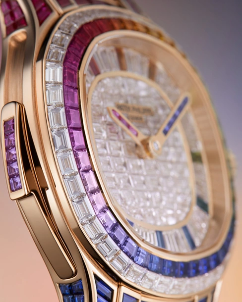 Aquanaut Luce "Rainbow" Minute Repeater, Haute Joaillerie - Cortina Watch Malaysia