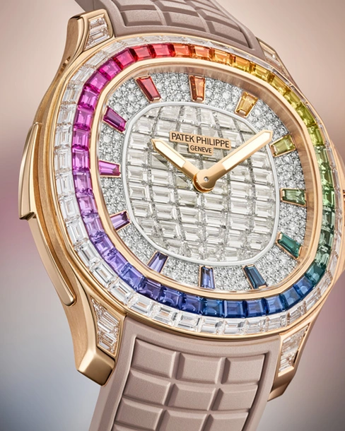Aquanaut Luce "Rainbow" Minute Repeater, Haute Joaillerie - Cortina Watch Malaysia