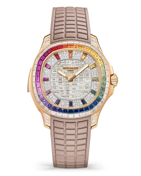 Aquanaut Luce "Rainbow" Minute Repeater, Haute Joaillerie - Cortina Watch Malaysia