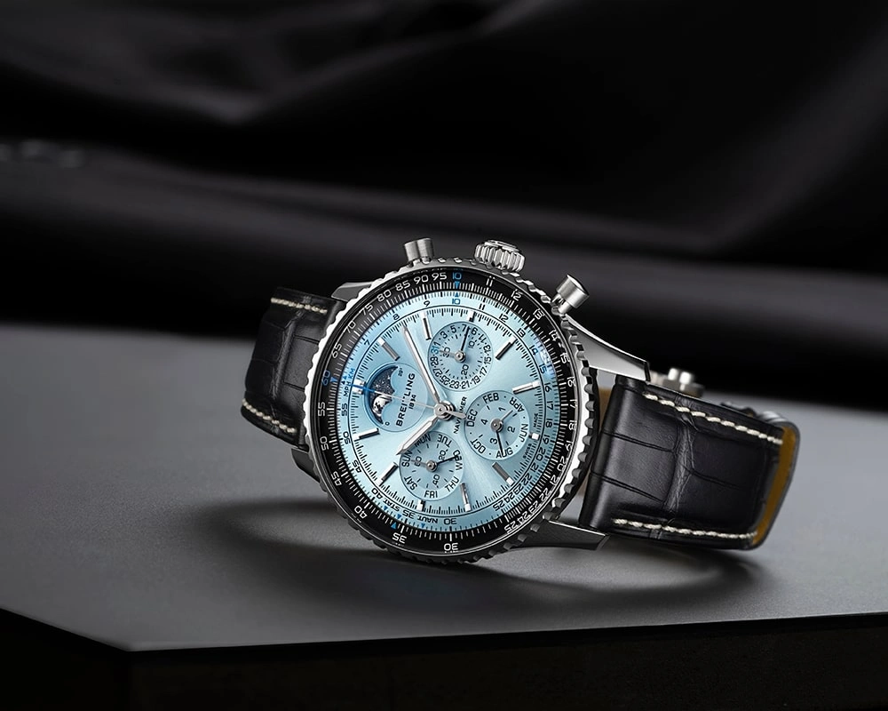 Breitling Releases the Navitimer B19 Perpetual Calendar Chronograph with an Ice-blue Dial - Cortina Watch Malaysia