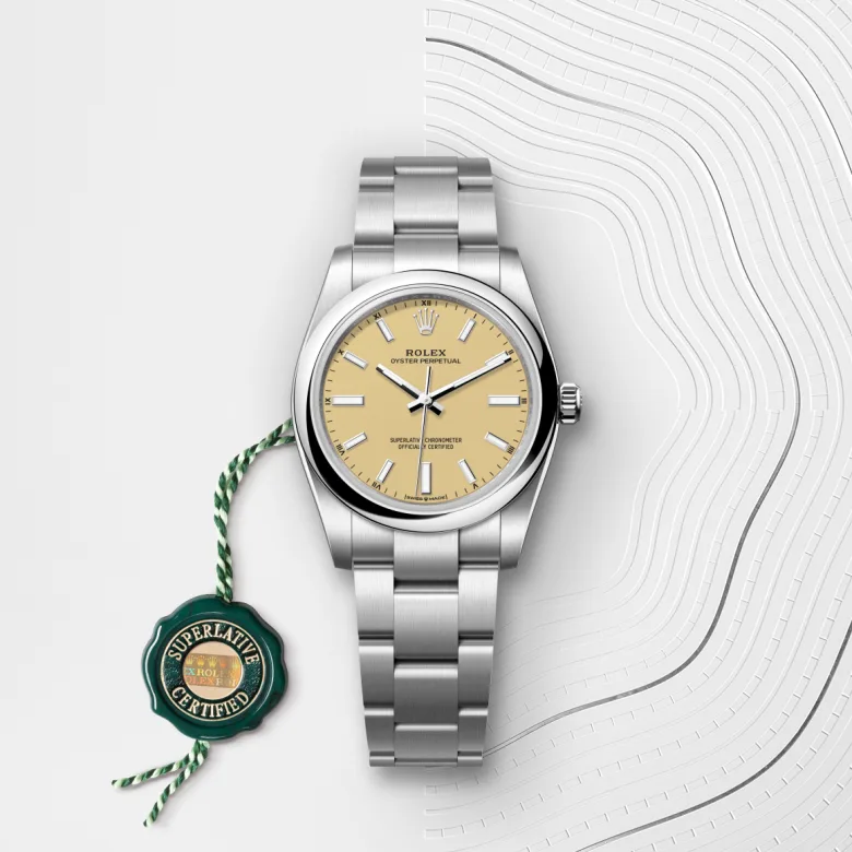 Rolex Oyster Perpetual in Oystersteel, M124200-0007 - Cortina Watch Malaysia