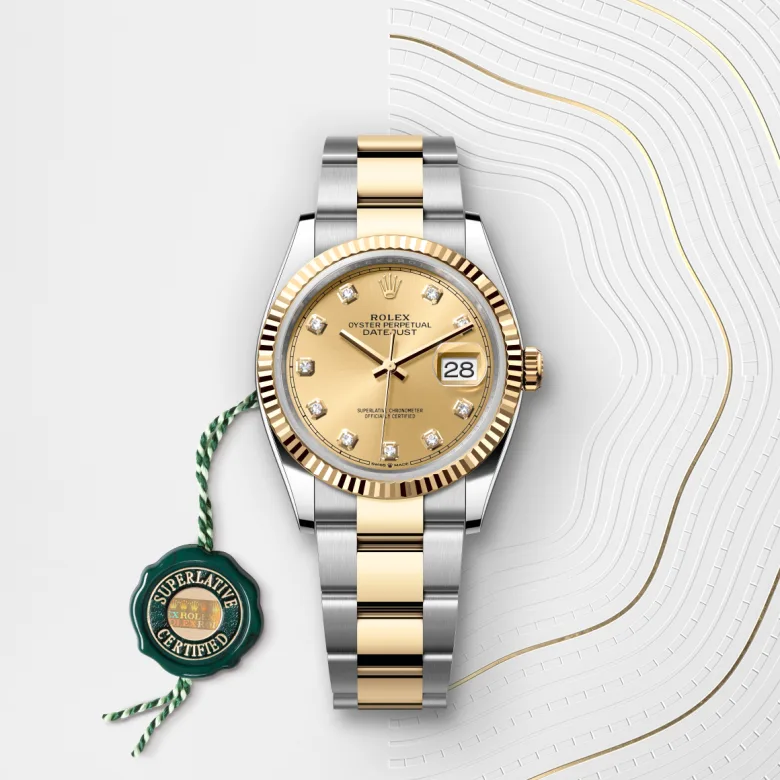 Rolex Datejust in Rolesor Kuning - kombinasi Oystersteel dan emas kuning,  - Cortina Watch Malaysia