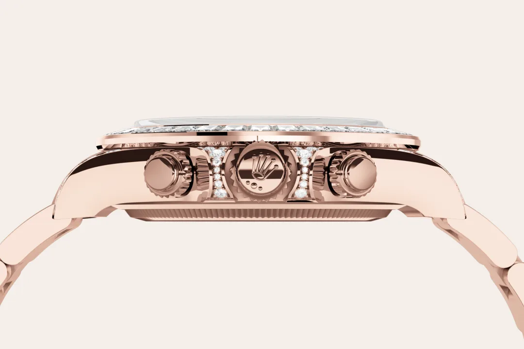 Rolex Cosmograph Daytona in Set cuping 18 Karat emas Everose dengan berlian,  - Cortina Watch Malaysia