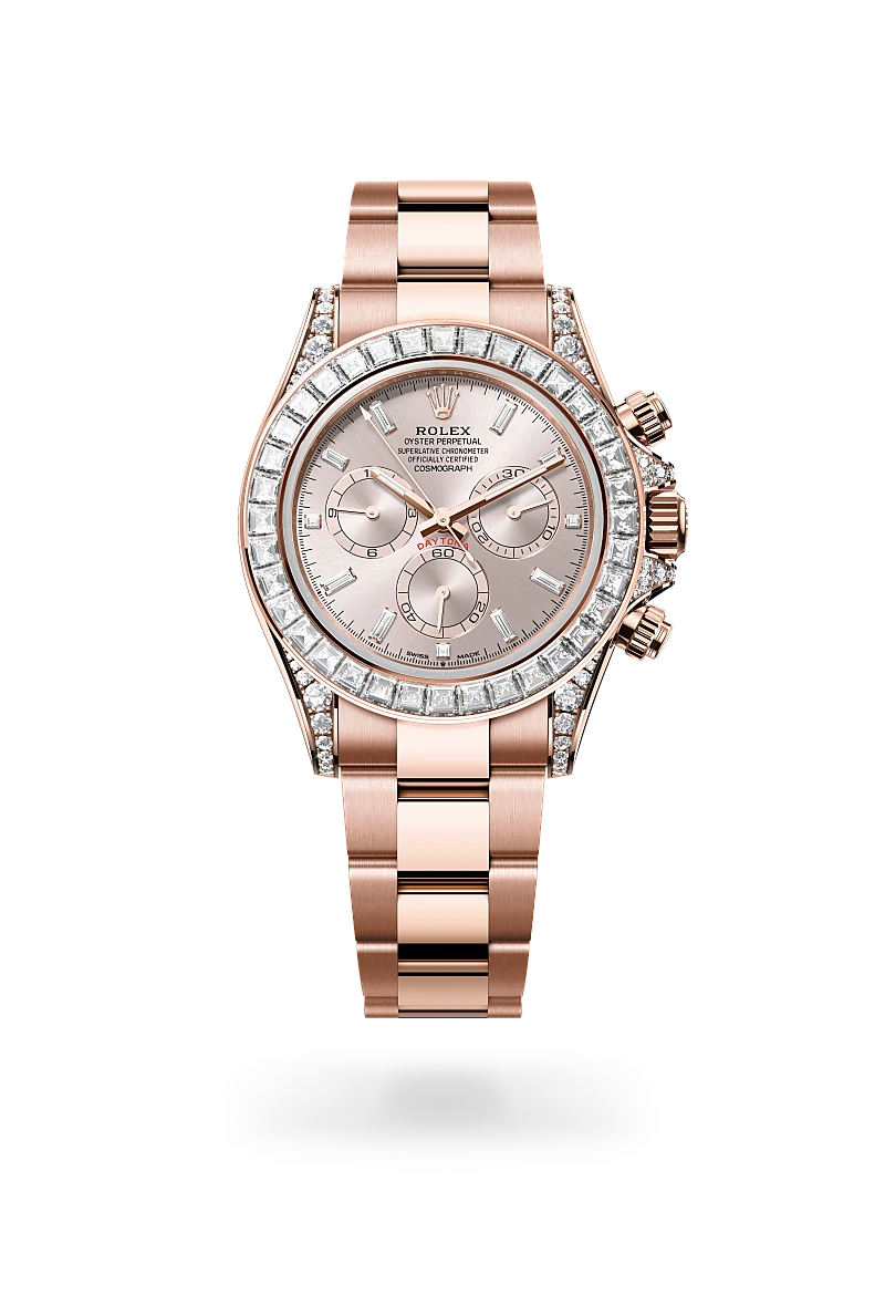 Rolex Cosmograph Daytona in Set cuping 18 Karat emas Everose dengan berlian,  - Cortina Watch Malaysia