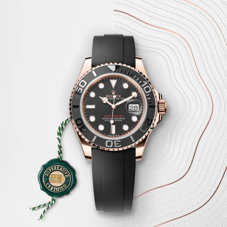 Rolex Yacht-Master in 18 ct Everose gold, M126655-0002 - Cortina Watch Malaysia