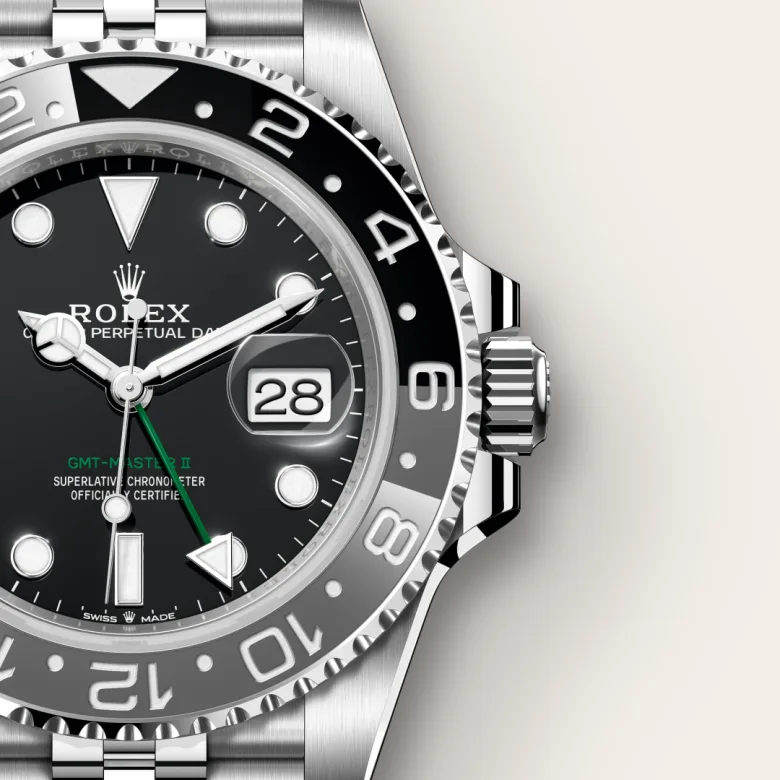 Rolex GMT-Master II in Oystersteel, M126710GRNR-0003 - Cortina Watch Malaysia