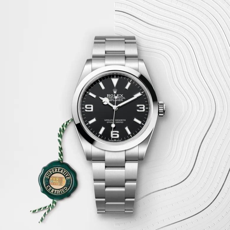 Rolex Explorer in Oystersteel, M224270-0001 - Cortina Watch Malaysia