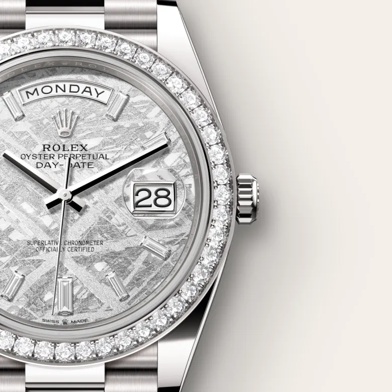 Rolex Day-Date in 18 ct white gold,  - Cortina Watch Malaysia