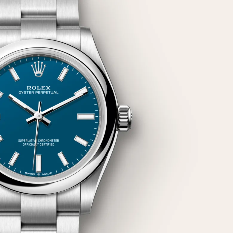 Rolex Oyster Perpetual in Oystersteel, M277200-0017 - Cortina Watch Malaysia