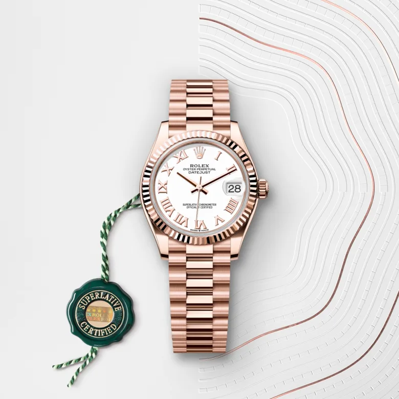 Rolex Datejust in 18 ct Everose gold,  - Cortina Watch Malaysia