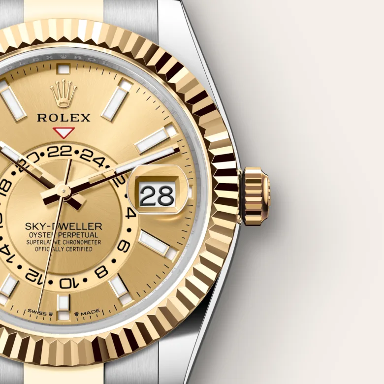 Rolex Sky-Dweller in Yellow Rolesor - combination of Oystersteel and yellow gold, M336933-0001 - Cortina Watch Malaysia