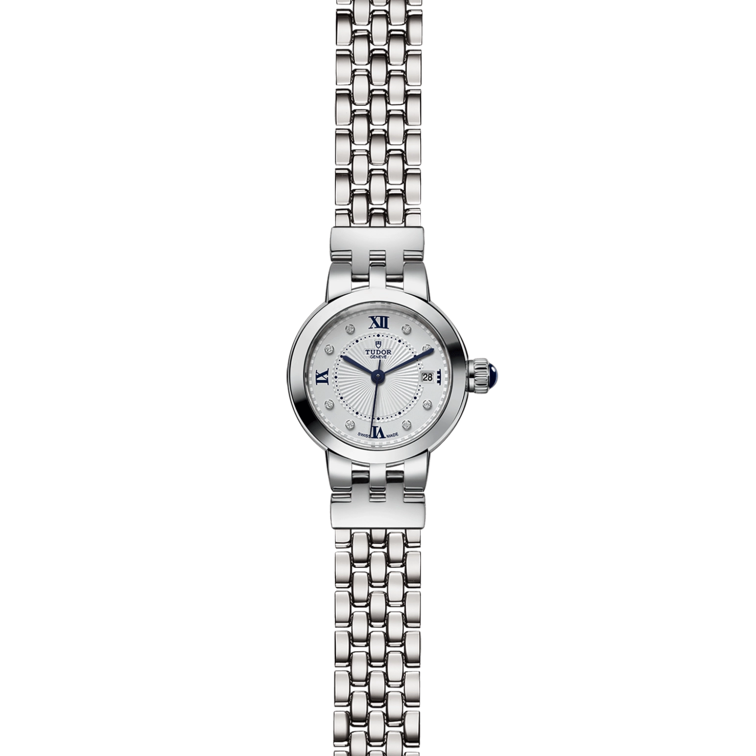 TUDOR玫瑰系列Clair de Rose磨光钢表壳，直径26毫米 - M35200-0004 at Cortina Watch Malaysia
